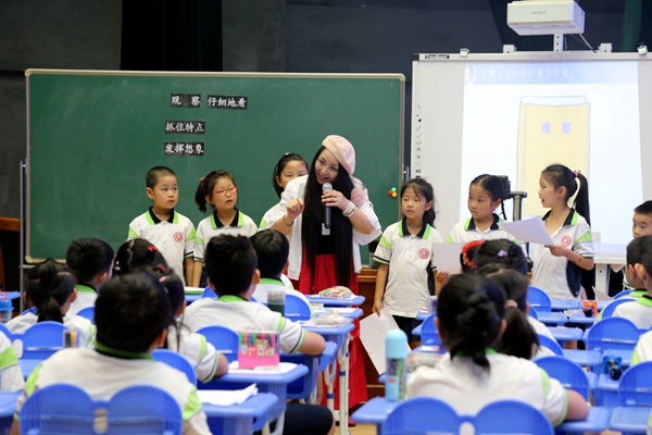 实验小学长辫子老师来了带来了统编教材下的小学创意写作
