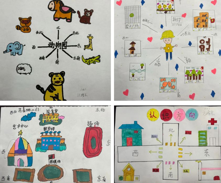 华士曙光小学智辨方向绘出精彩